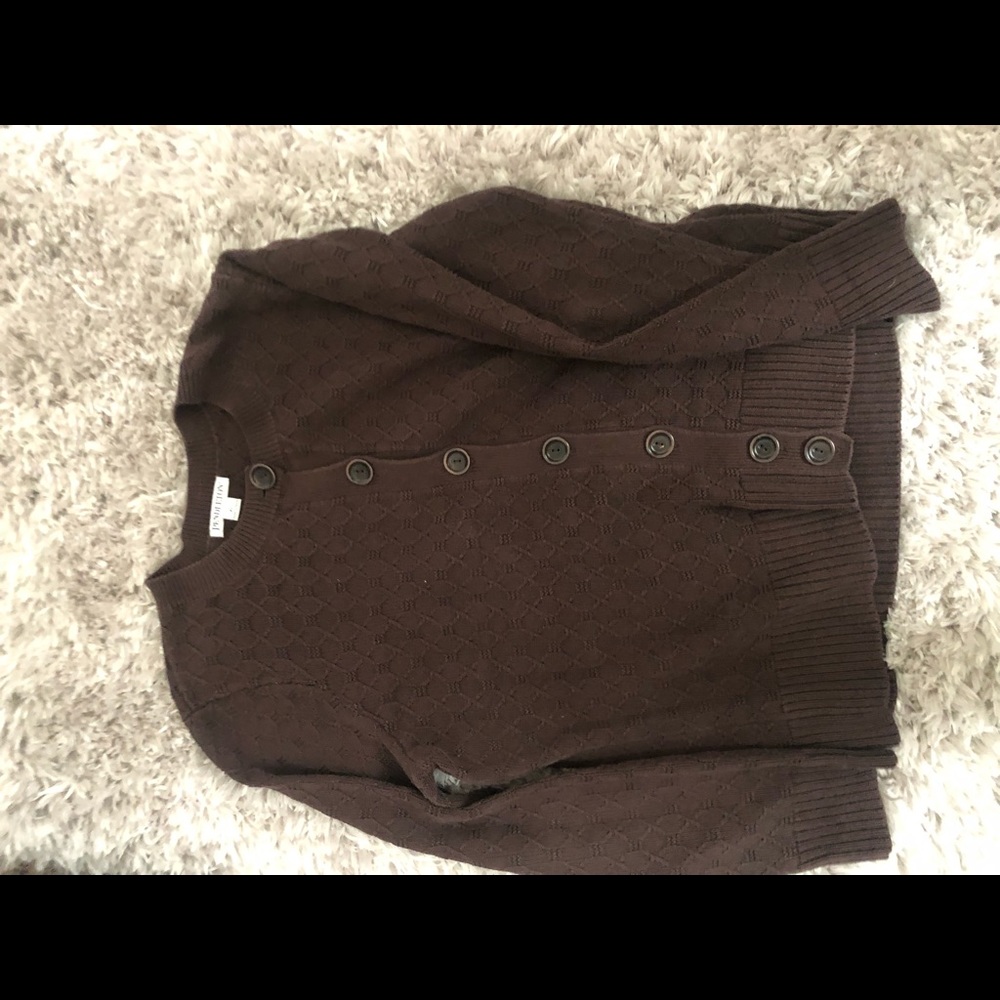 Pendeleton Brown Button Down XL Sweater